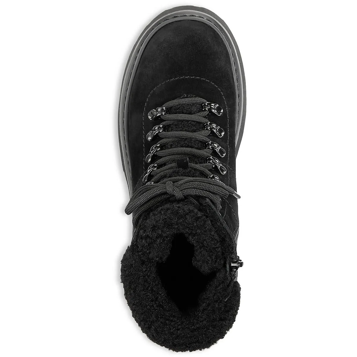 Aqua Womens Thea Suede Zipper Winter & Snow Boots