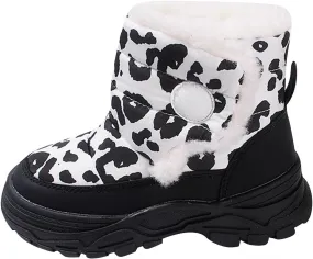 Boys Snow Shoes Insulated Winter Walking Shoes For Boy Hiking Boots Girl Waterproof Cold Weather Boots Boy