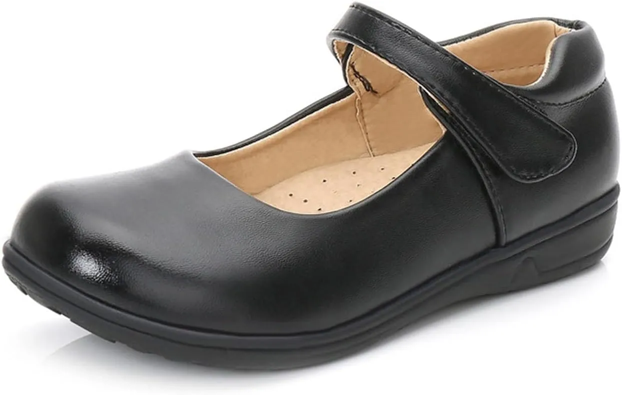 Girls Dress Shoes Toddler Girls Mary Jane Flat Glitter Shoes Kids Wedding Party School Communion Shoes