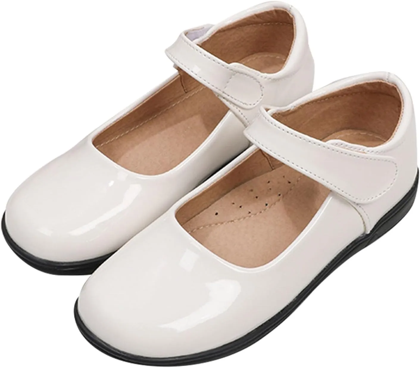 Girls Dress Shoes Toddler Girls Mary Jane Flat Glitter Shoes Kids Wedding Party School Communion Shoes