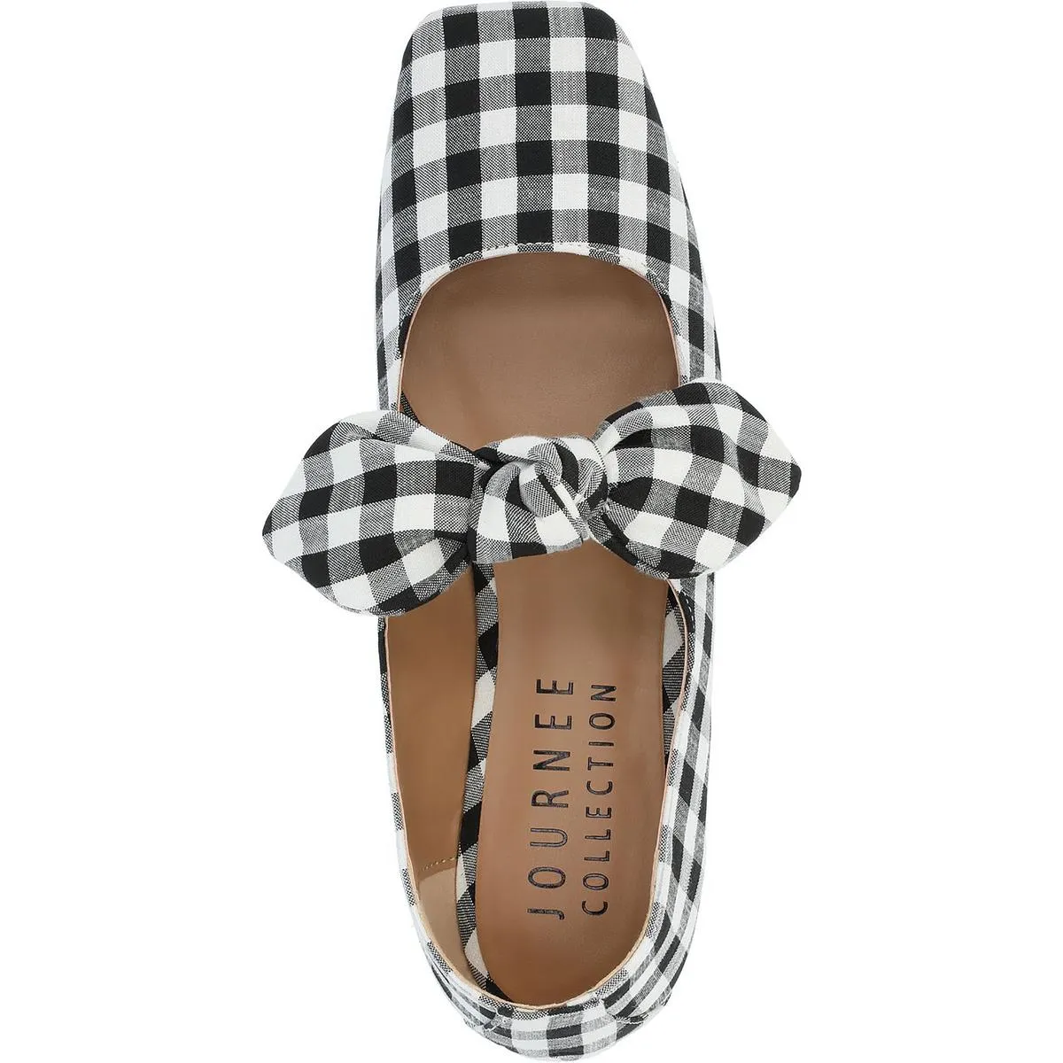 Journee Collection Womens SERALINN Knit Casual Ballet Flats
