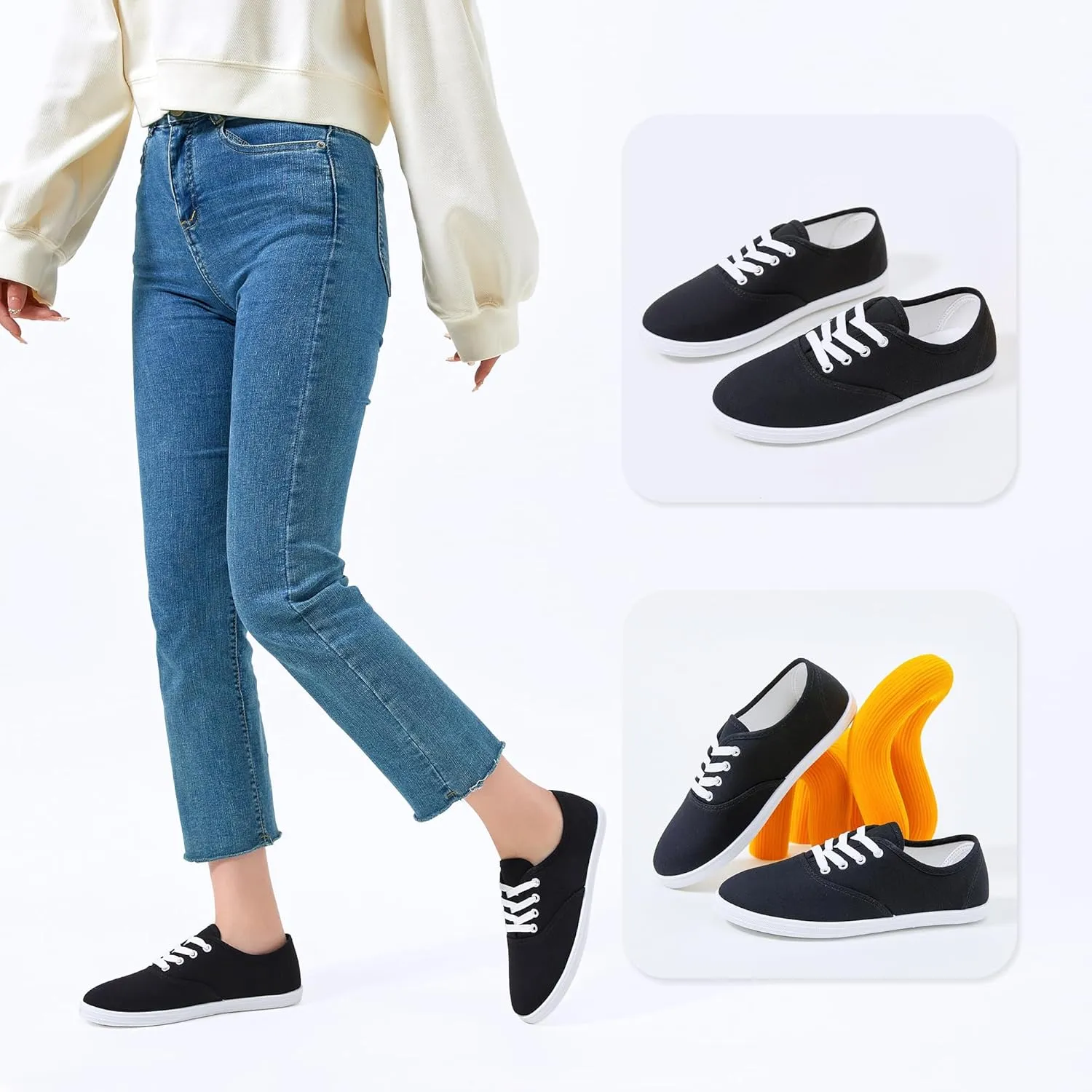 Mesh Slip On Shoes Women Comfort Knit Slip On Loafer Casual Fashion Sneaker Lightweight and Breathable Walking Flats