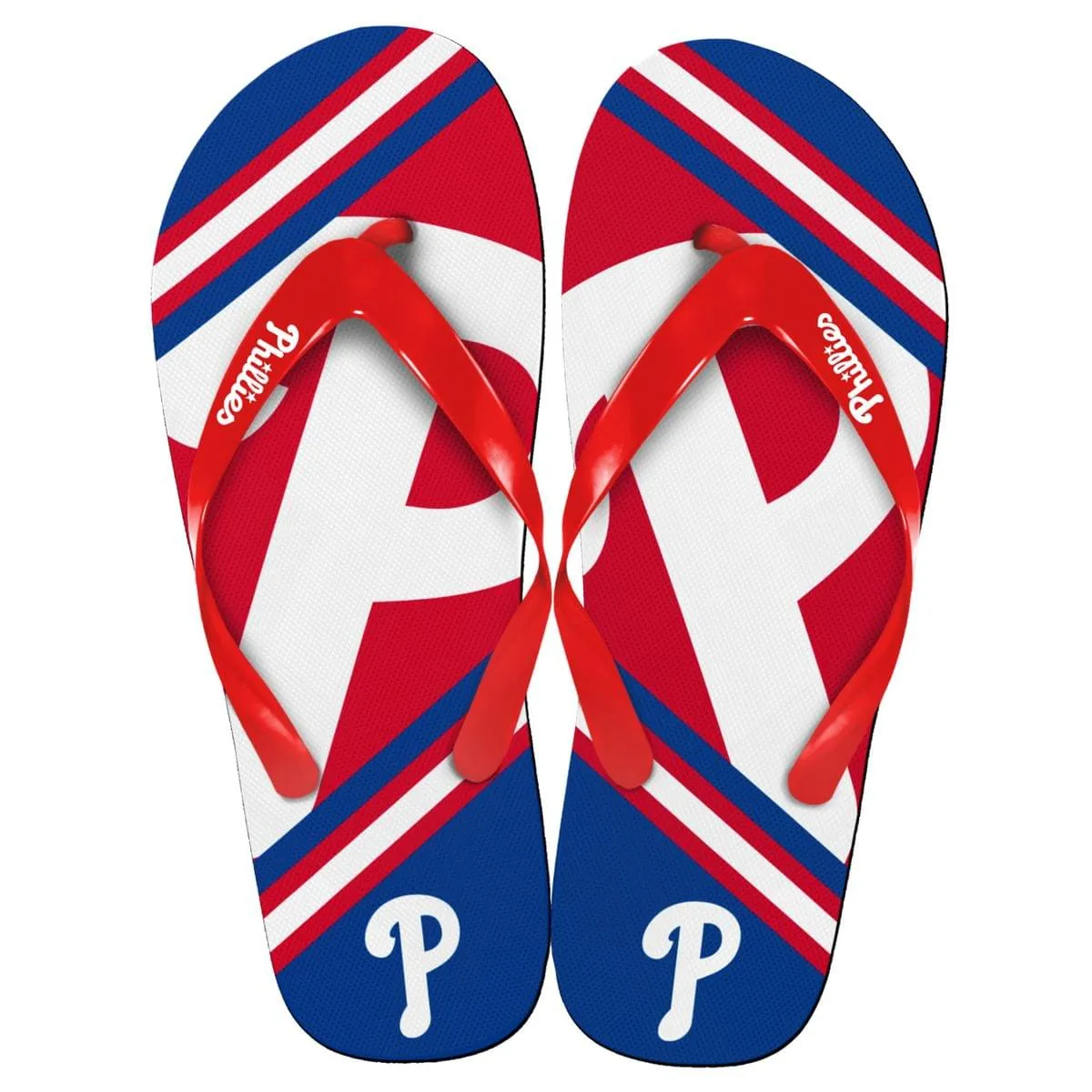Philadelphia Phillies MLB Unisex Big Logo Flip Flops