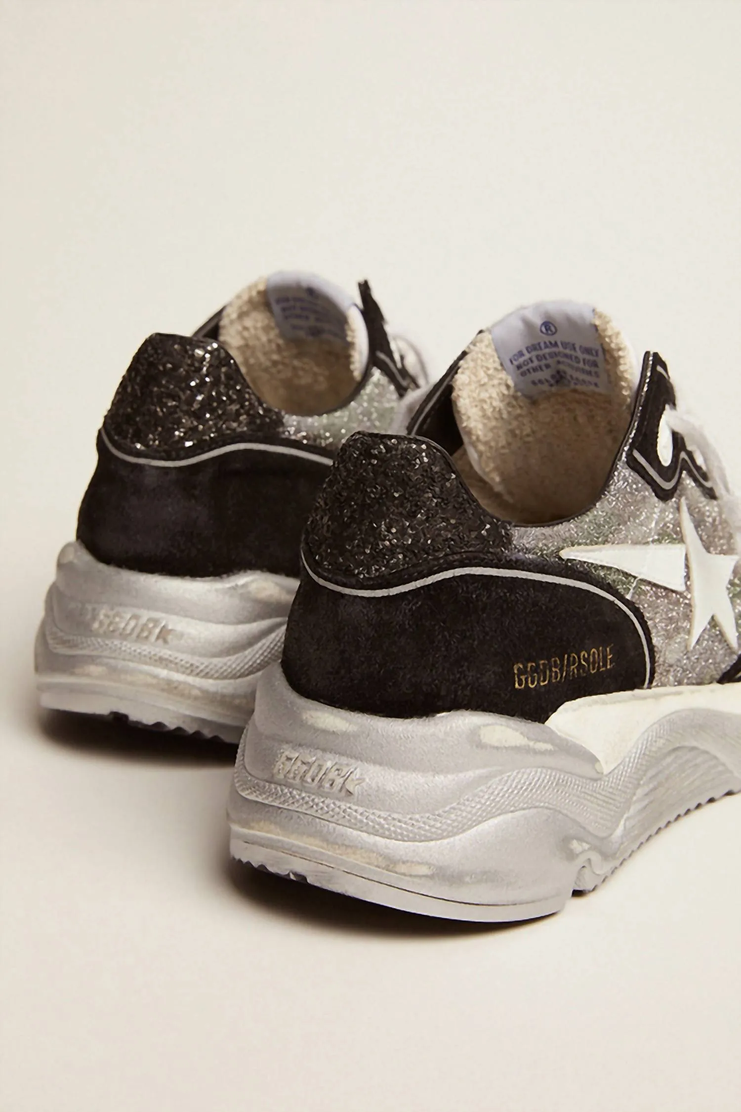 Running Sole Sneaker Black in Black/Camo/Silver