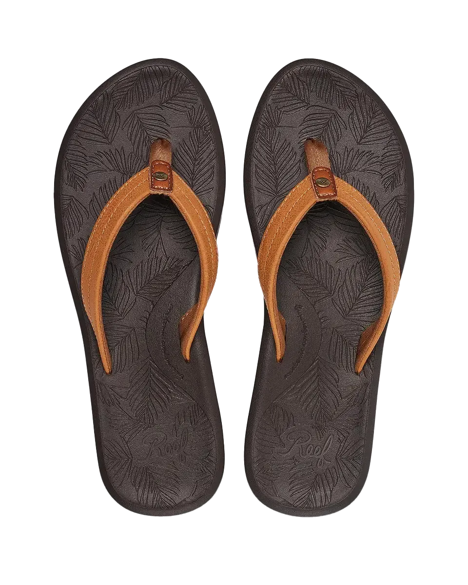 Tides Flip Flops in Brown