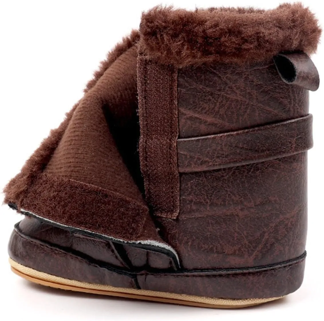 Toddler Baby Warm Fleece Winter Snow Boots Toddler Cute Comfortable Warm Fuzzy Shoes Infant Faux Fr Booties Insulated Toddler Winter Boots