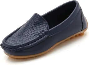 Toddler Boys Girls Loafers Soft Slip On Shoes Kids Flat Casual Boat Shoes School 𝗠occasin Walking Shoes
