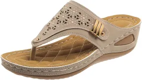 Women's Sandals Comfort Beach Thong Sandals Indoor Outdoor Womens Sandals Womens Arch Support Flip Flops
