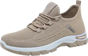 Womens Slip On Walking Shoes Mens Wide Toe Box Shoes Comfort Lightweight Breathable Sock Shoe Non-Slip Mesh Casual Fashion Tennis Running Sneakers for Gym Travel Work Shopping Unisex