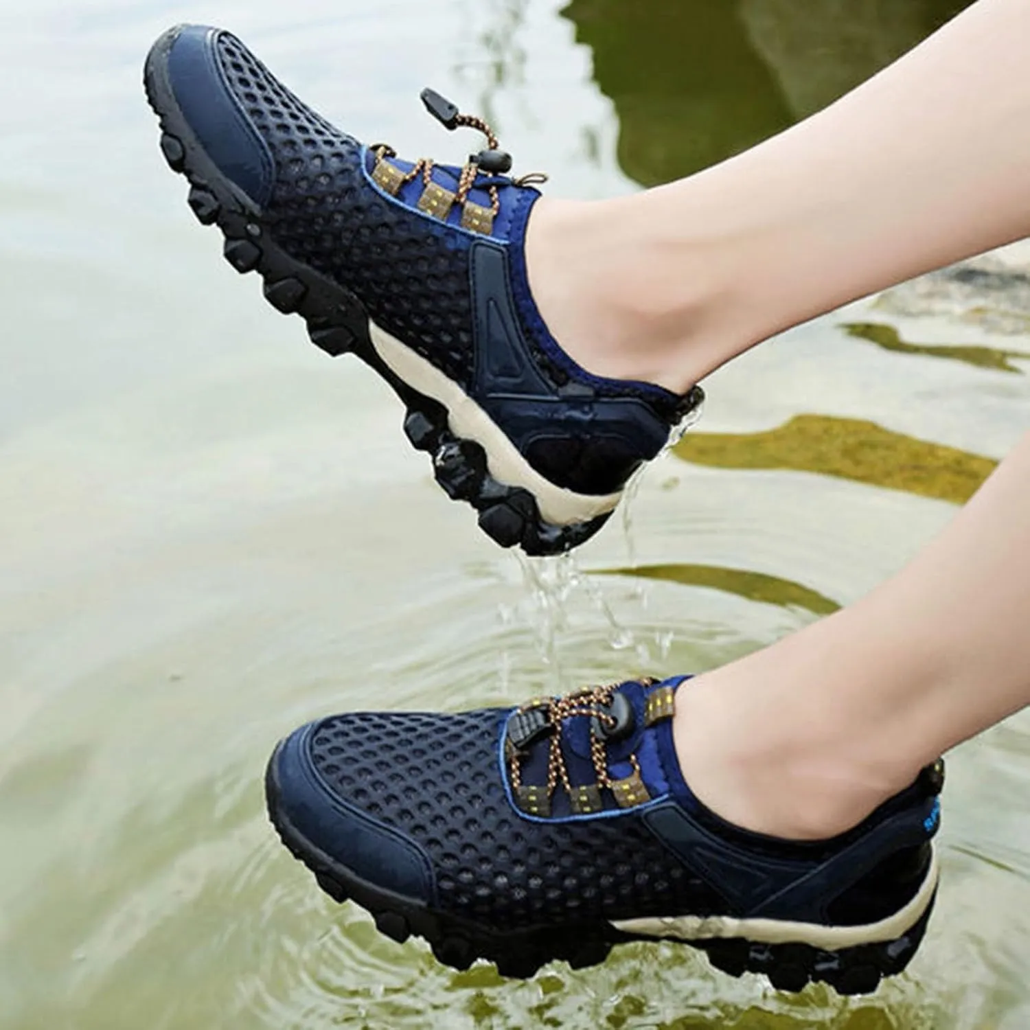 Women's Sneakers Wide Lightweight Work Slip Resistant Breathable Slip On Casual Shoes for Women Non Slip Loafers Backless Sneakers for Women
