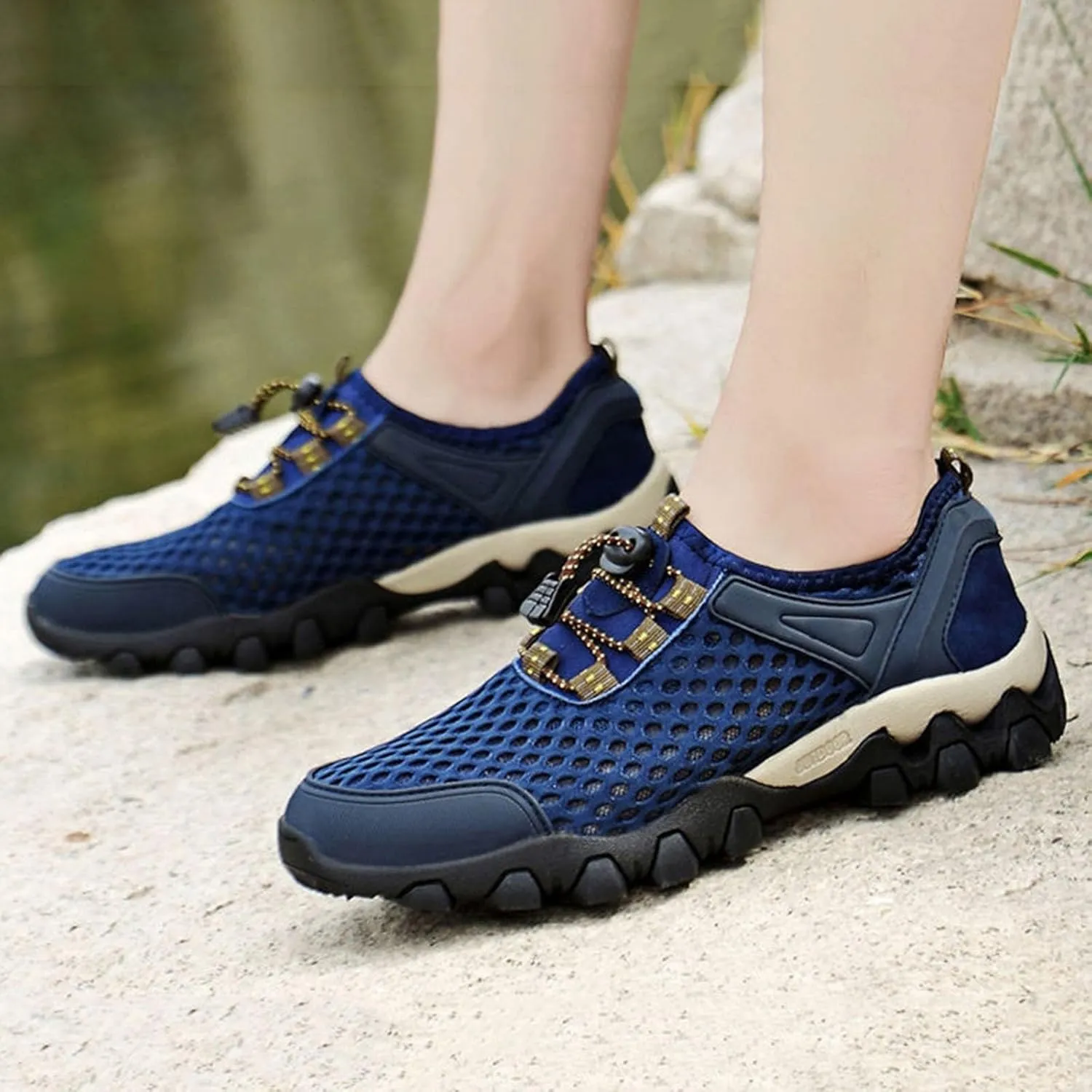 Women's Sneakers Wide Lightweight Work Slip Resistant Breathable Slip On Casual Shoes for Women Non Slip Loafers Backless Sneakers for Women